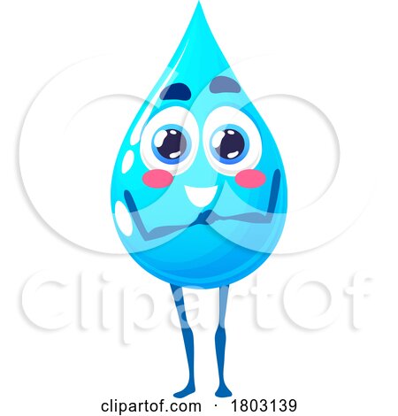 Water Drop Character by Vector Tradition SM
