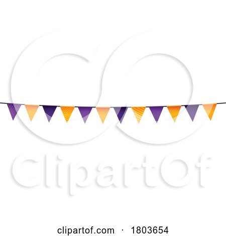 Halloween Garland Pennant Flags by Vector Tradition SM