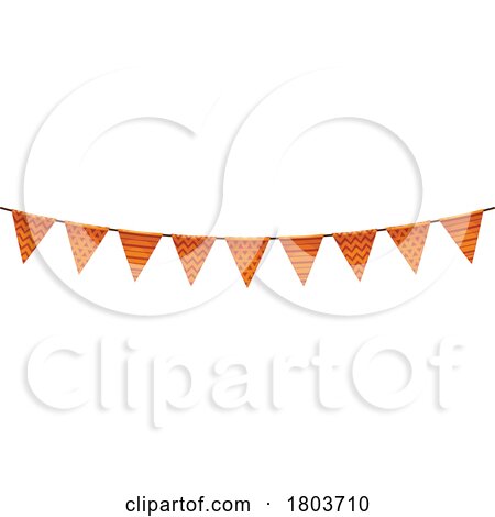 Halloween Garland Pennant Flags by Vector Tradition SM