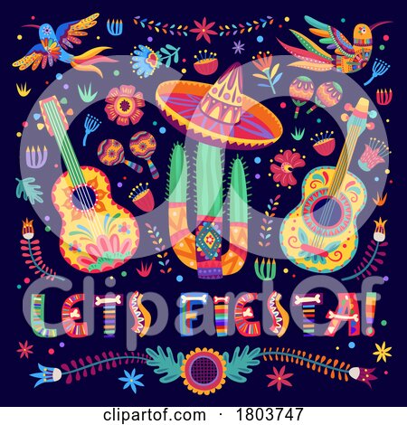 Lets Fiesta Mexican Design by Vector Tradition SM