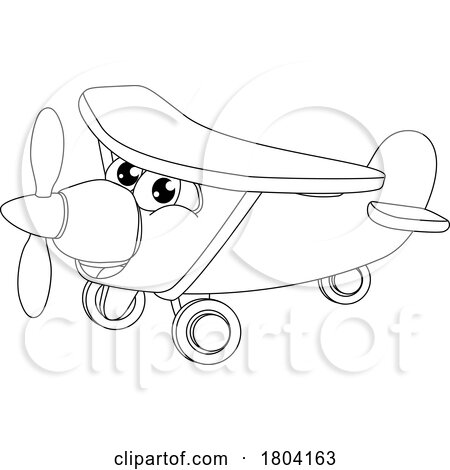 Aeroplane Cartoon Coloring Book Plane Airplane by AtStockIllustration