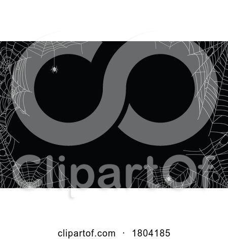 Halloween Spider Web Background by Vector Tradition SM