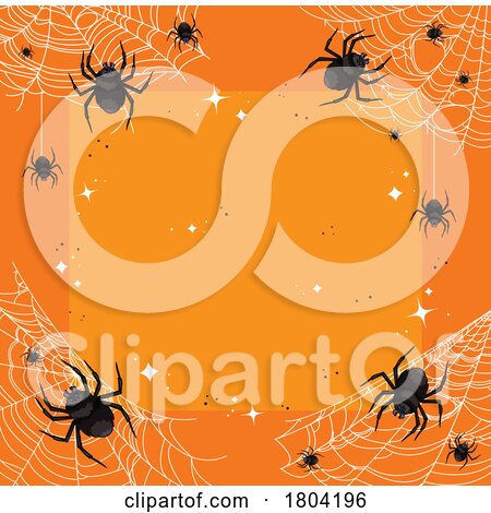 Halloween Spider Web Background by Vector Tradition SM