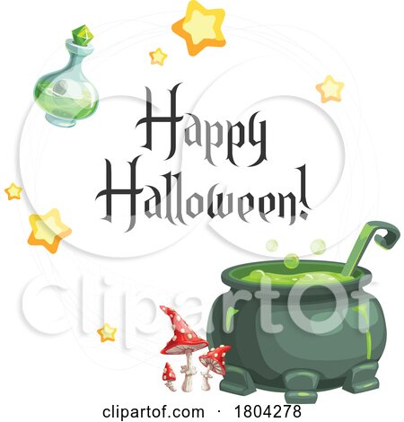 Halloween Cauldron by Vector Tradition SM
