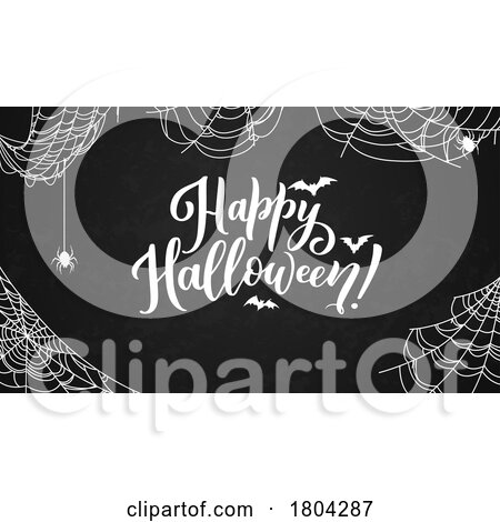 Halloween Spiderweb Background by Vector Tradition SM
