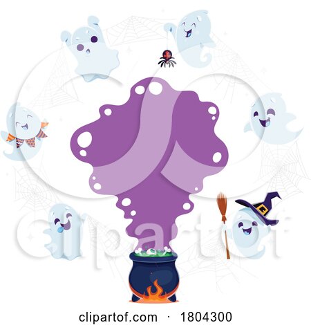 Halloween Ghosts by Vector Tradition SM