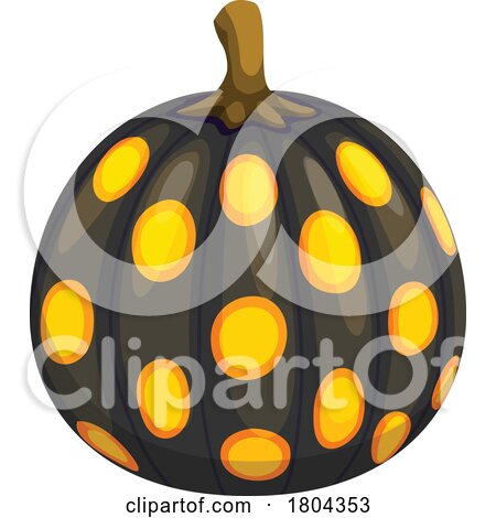 Painted Halloween Pumpkin by Vector Tradition SM