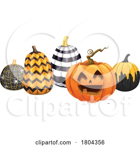Halloween Pumpkins by Vector Tradition SM