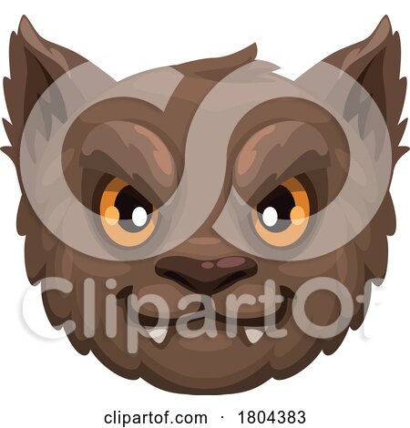 Halloween Werewolf Emoji by Vector Tradition SM