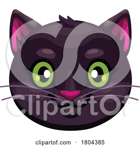 Halloween Cat Emoji by Vector Tradition SM