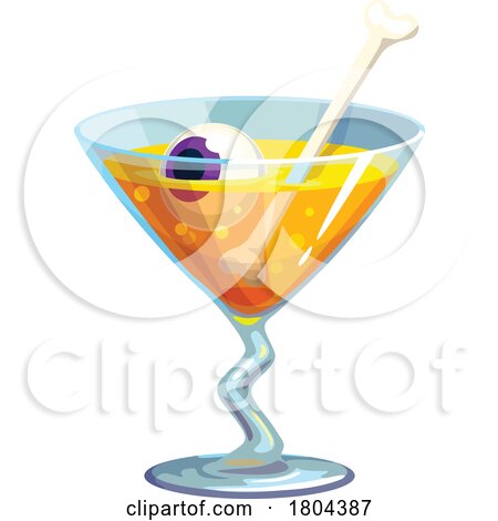 Halloween Themed Cocktail by Vector Tradition SM