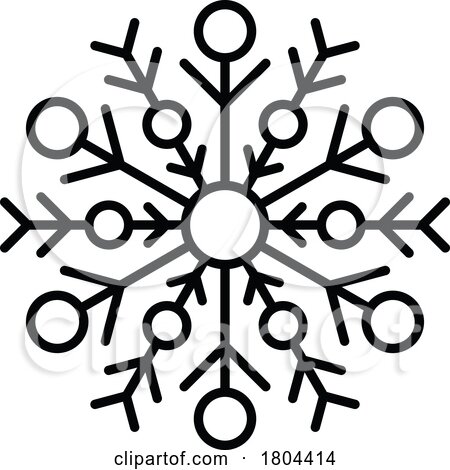 Christmas Snowflake Icon by Vector Tradition SM