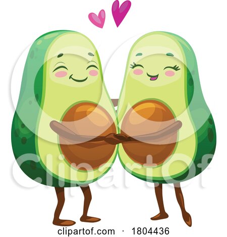 Avocado Couple by Vector Tradition SM