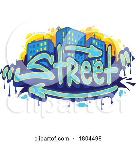 Street Graffiti Design by Vector Tradition SM