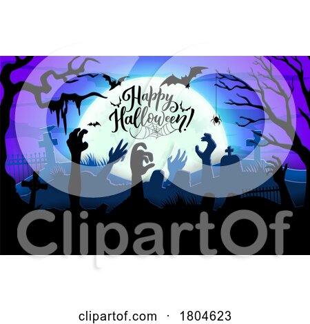 Happy Halloween Greeting and Background by Vector Tradition SM