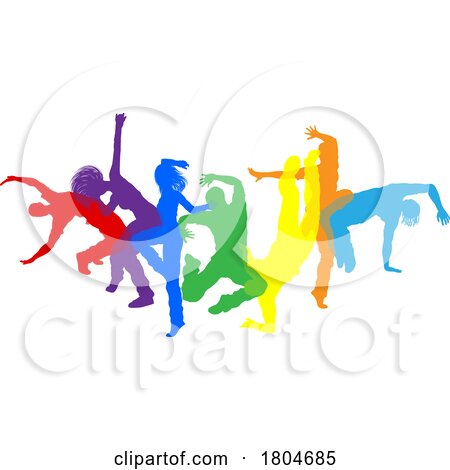 Different Poses Dancer Silhouette Set Cartoon Stock Vector (Royalty Free)  233564845 | Shutterstock