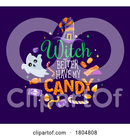 Halloween Design on Purple by Vector Tradition SM