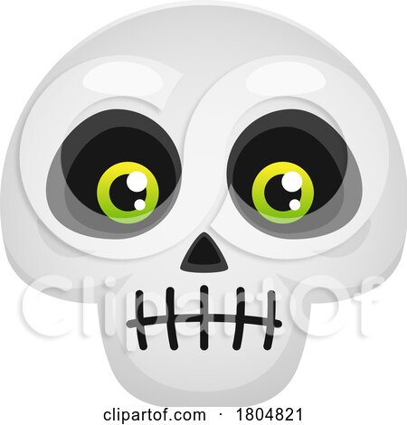 Skull Halloween Emoji by Vector Tradition SM