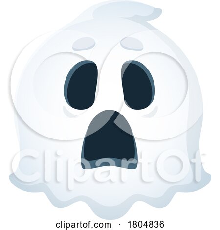 Ghost Halloween Emoji by Vector Tradition SM