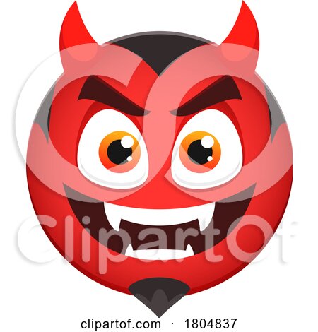 Devil Halloween Emoji by Vector Tradition SM
