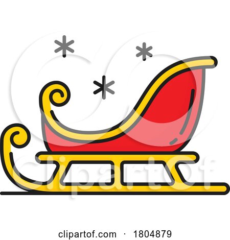Christmas Sleigh by Vector Tradition SM