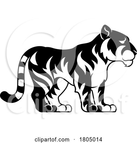 Tiger Chinese Zodiac Horoscope Animal Year Sign by AtStockIllustration