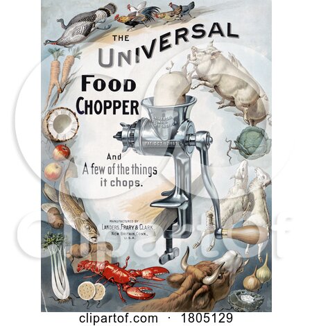 The Universal Food Chopper and a Few of the Things It Chops by JVPD