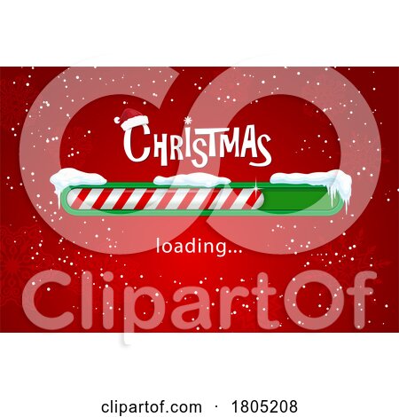 Christmas Loading Bar by Vector Tradition SM