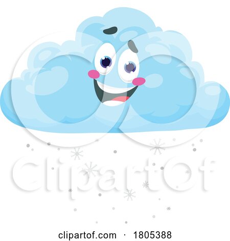 Happy Snow Cloud by Vector Tradition SM