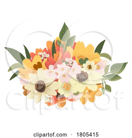 Bouquet of Spring Flowers by Vitmary Rodriguez