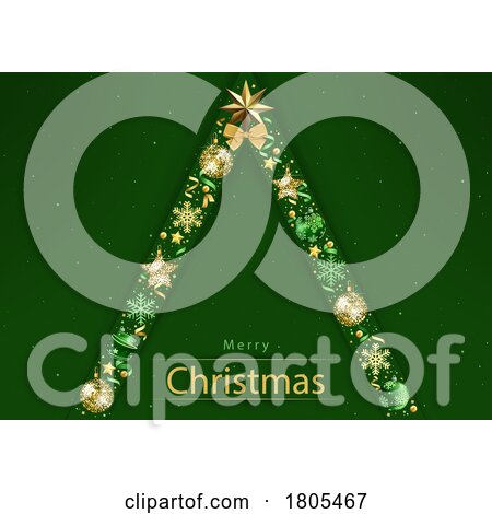 Merry Christmas Greeting Design by dero