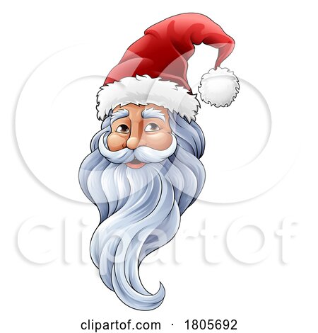 Santa Claus Father Christmas Cartoon by AtStockIllustration
