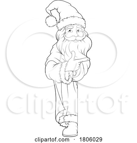 Santa Claus Father Christmas Cartoon by AtStockIllustration