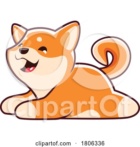 Shiba Inu Dog by Vector Tradition SM