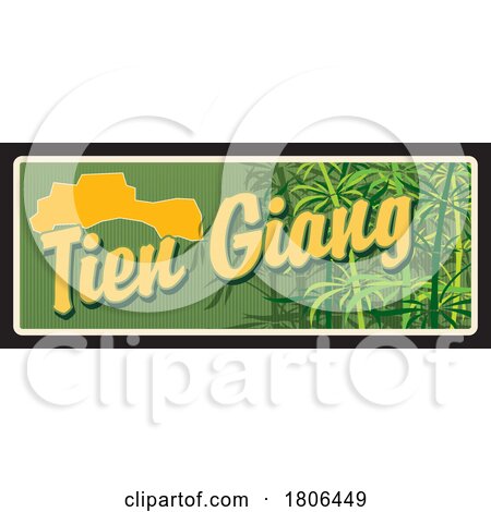 Travel Plate Design for Tien Giang by Vector Tradition SM