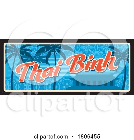Travel Plate Design for Thai Binh by Vector Tradition SM