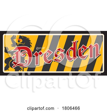 Travel Plate Design for Dresden by Vector Tradition SM