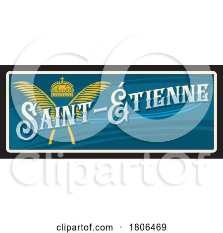 Travel Plate Design for Saint Etienne by Vector Tradition SM