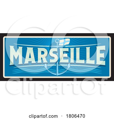 Travel Plate Design for Marseille by Vector Tradition SM