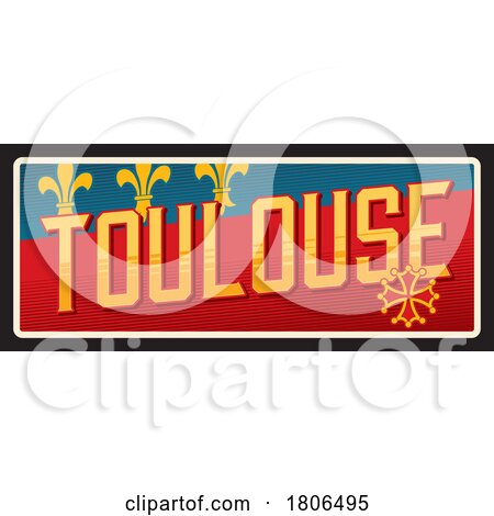 Travel Plate Design for Toulouse by Vector Tradition SM