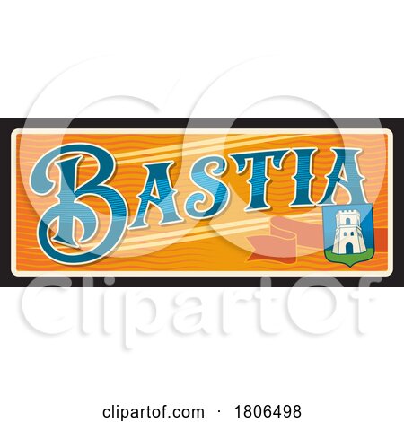 Travel Plate Design for Bastia by Vector Tradition SM
