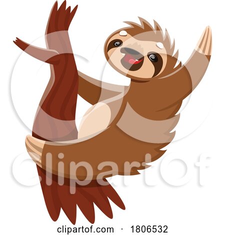 Sloth Waving by Vector Tradition SM