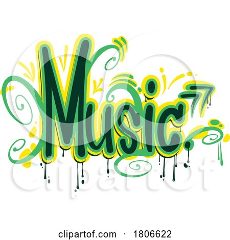 Music graffiti Design by Vector Tradition SM