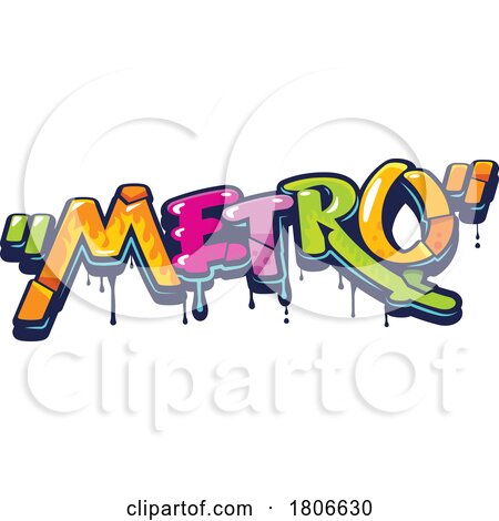 Metro Graffiti Design by Vector Tradition SM