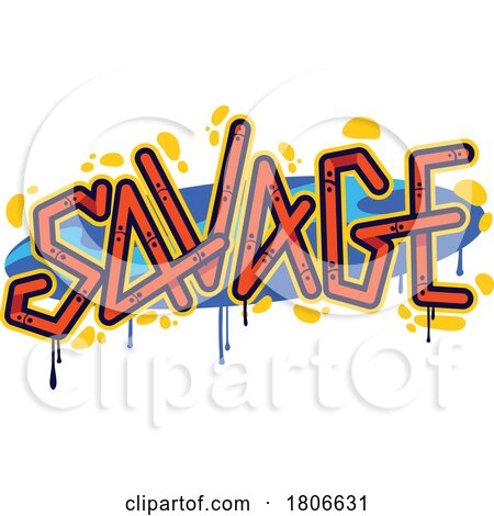 Savage Graffiti Design by Vector Tradition SM