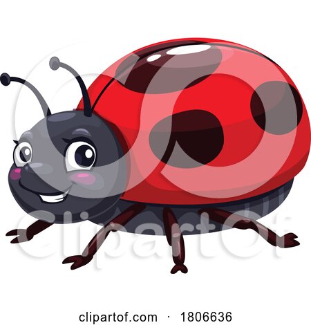 Happy Ladybug by Vector Tradition SM