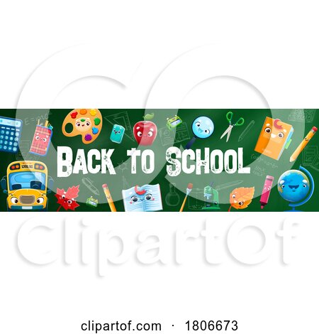 Back to School Banner by Vector Tradition SM