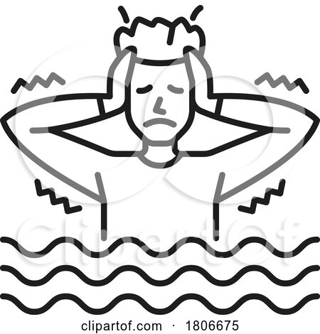 Hydrophobia Health Icon by Vector Tradition SM