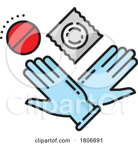 Latex Allergy Health Icon by Vector Tradition SM