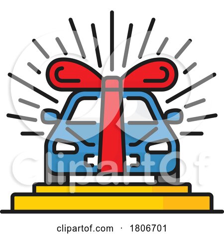 Gift Car Icon by Vector Tradition SM